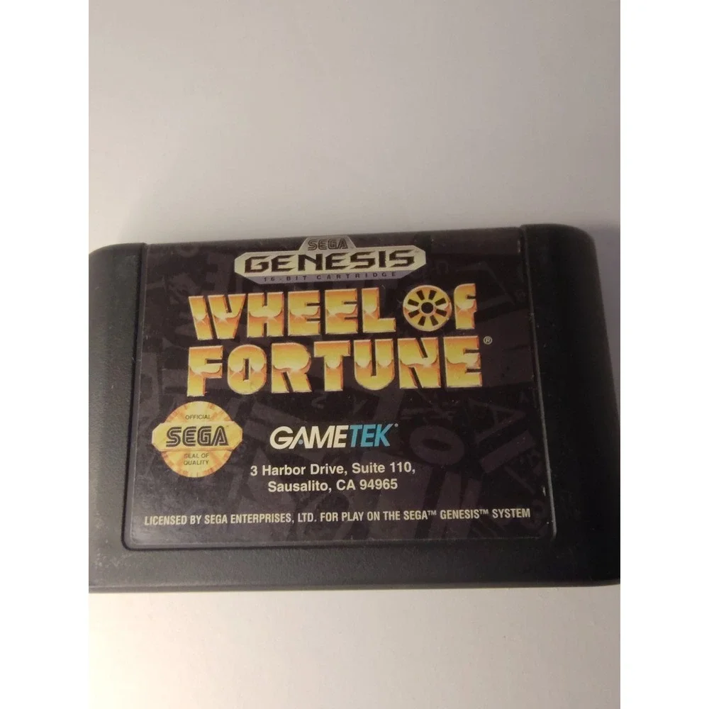 Wheel of Fortune (Sega Genesis) Authentic‎ Cart Only  Tested